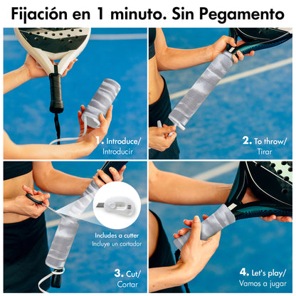 Overgrip de pádel Helix Pro Grip de silicona antisudor
