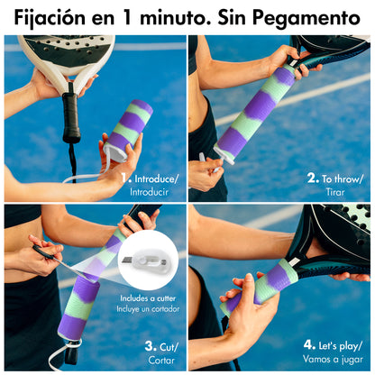 Overgrip de pádel Helix Pro Grip de silicona antisudor
