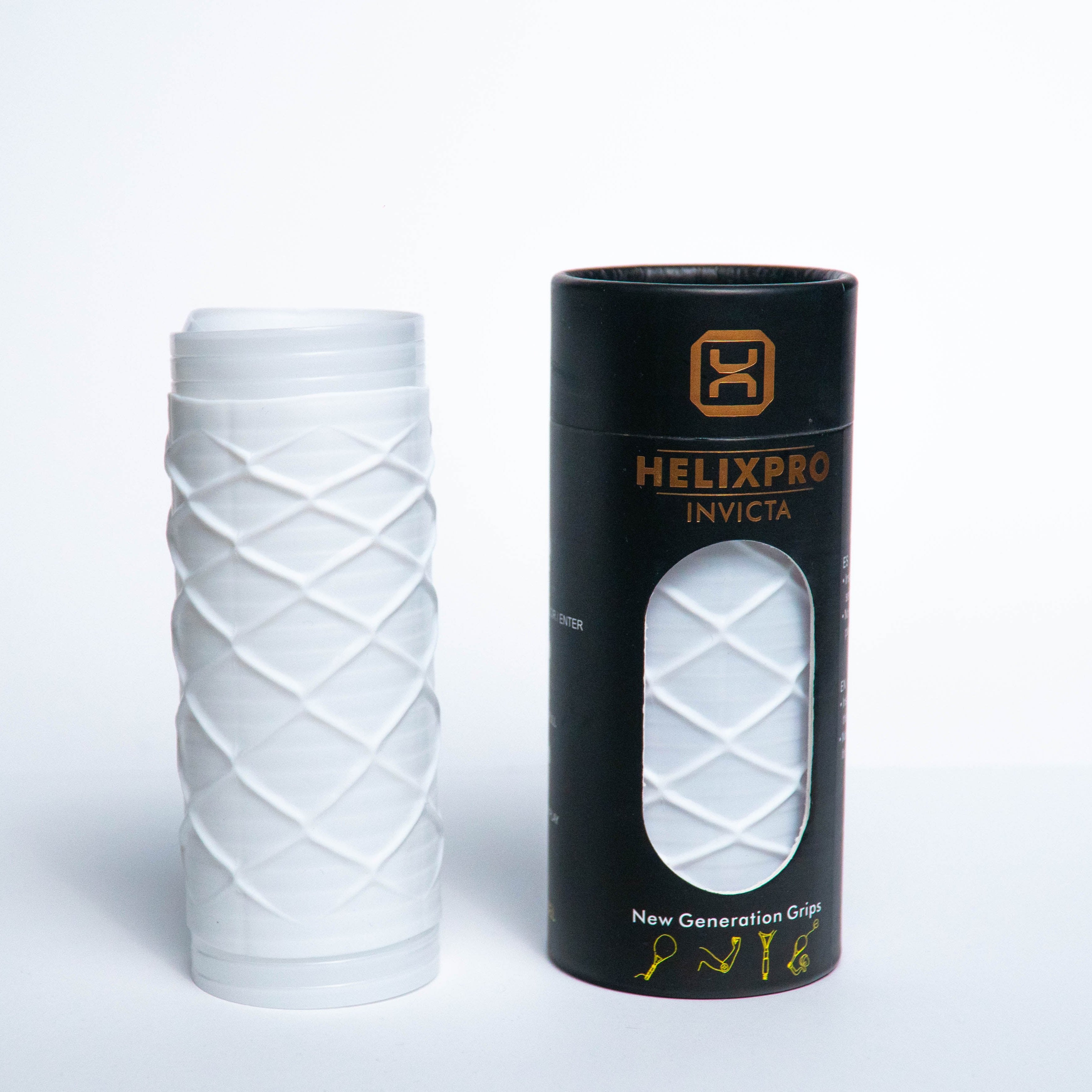 Helix Pro Invicta, base de silicona bajo el overgrip de la pala de pádel