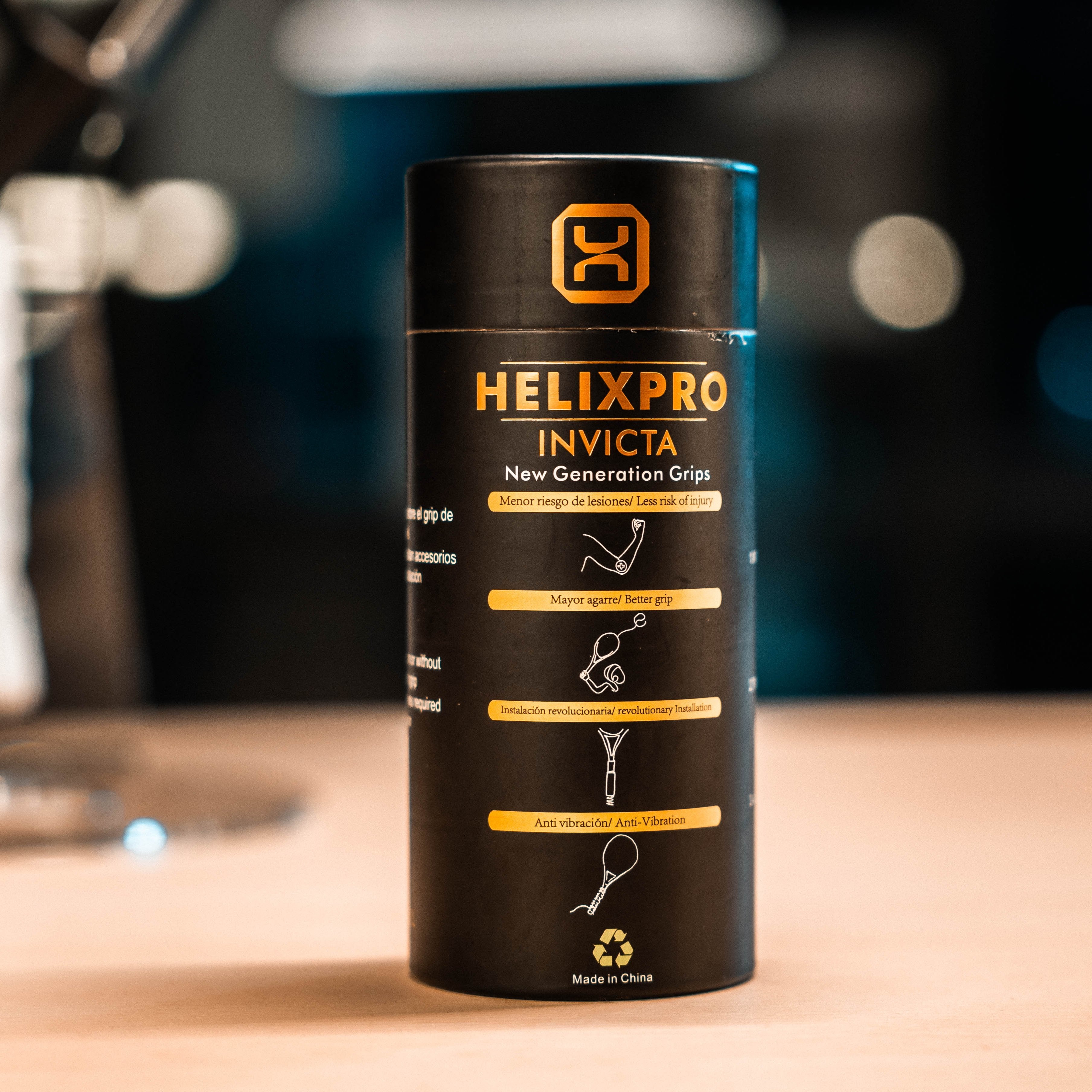 Undergrip de pádel antivibración Helix Pro Invicta, se coloca en 1 minuto